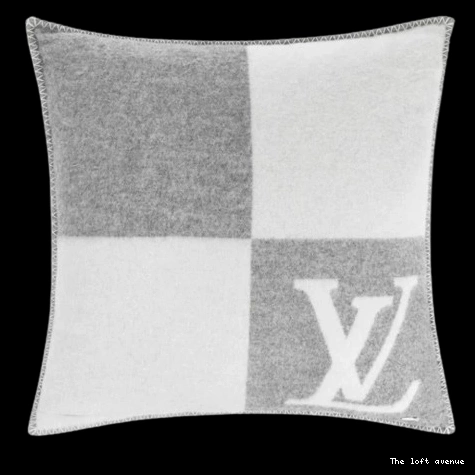 LV THROW CHECKMATE CUSTOM WOOL PILLOW 0815